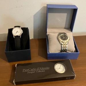 Photo of Designer Watch Collection with Boxes Brand Names ESQ, TFX and PCA