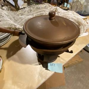 Photo of Antique Copper Chafing Dish