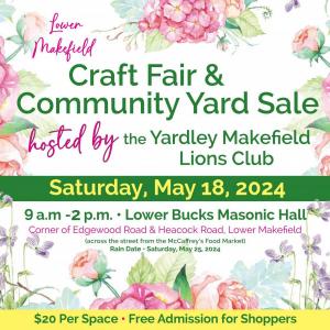 Photo of Yardley-Makefield Lions Club Craft Fair & Community Yard Sale