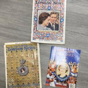 Photo of 3 British Royal Family/ Illustrated London News Magazines