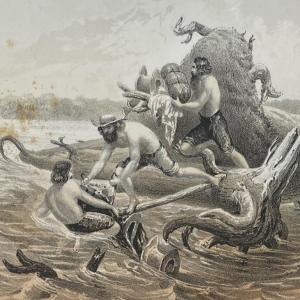 Photo of Sarony, Major & Knapp Lith, Crossing The Hellgate  River May 5th, 1854