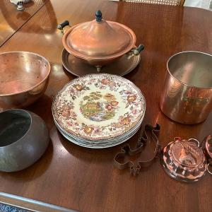 Photo of Copper Kitchenware Lot