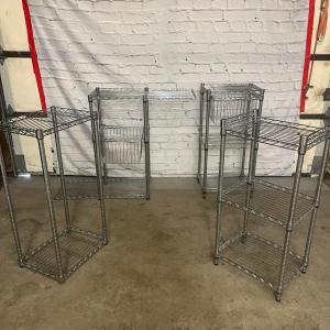 Photo of 4 Set of Metal Storage Shelves