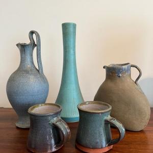 Photo of Blue Stoneware/Pottery Lot