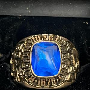 Photo of BYU College Ring 1976 - SIZE 10.5