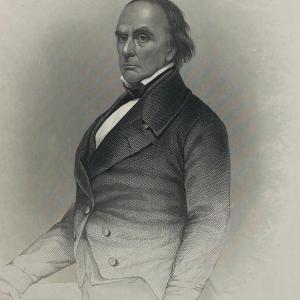 Photo of Daniel Webster Engraved J. C. Buttre
