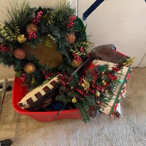 Photo of Holiday Wreath and Mini Tree Lot