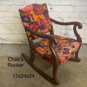 Photo of Child's Rocker Chair - Floral