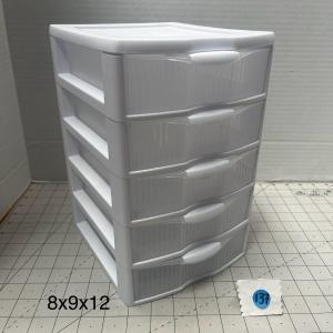 Photo of Sterilite 5 Tower Clearview Small Drawer Plastic