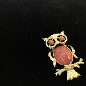 Photo of Vintage Gerrys Owl Brooch/ Pendant