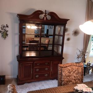 Photo of REPURPOSED LIGHTED CHINA HUTCH