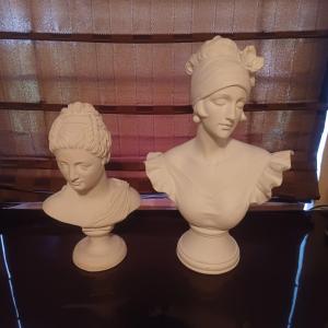 Photo of 2 DECORATIVE BUSTS