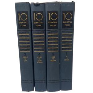 Photo of Four Volumes 10 Eventful Years, Encyclopedia Britannica