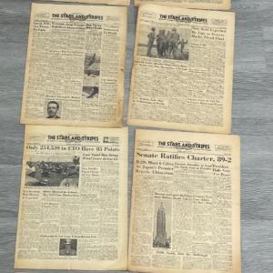 Photo of WW2 Collection Of The Stars And Stripes Newspapers Lot 2