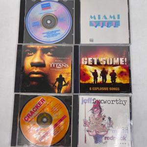 Photo of Lot of 6 CDs - Miami Vice, Jeff Foxworthy, Remember the Titans, etc