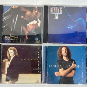 Photo of Lot of 4 CDs Kenny G, George Michael. Michael Bolton