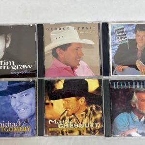 Photo of Lot of 6 Country CDs - Tim McGraw, Randy travis, George Strait, etc