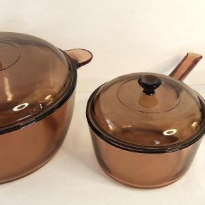 Photo of Lot #46 Set of Three VISIONS Pots - Cookware