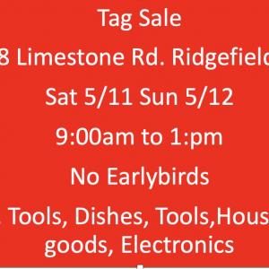 Photo of Tag Sale 108 Limestone Rd. Ridgefield CT
