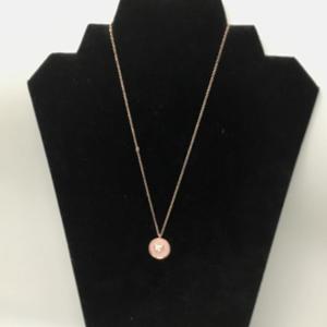Photo of Rose gold heart pendant necklace