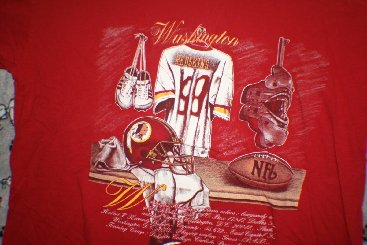 Photo 2 of Nutmeg Washington Redskins Shirt