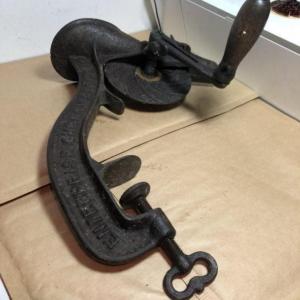 Photo of Antique Enterprise Manufacturing Company Cast Iron Cherry Stoner/Pitter Dated 18