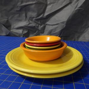 Photo of 7 Pieces Fiesta Ware Dishes