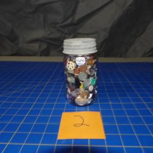 Photo of Lot2-Atlas Jar with Vintage Buttons