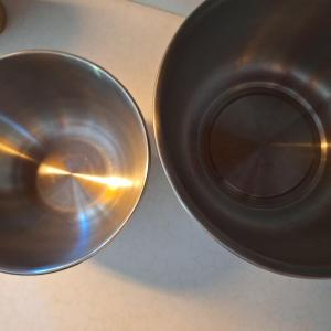 Photo of 2 pc Stainless mixing bowls