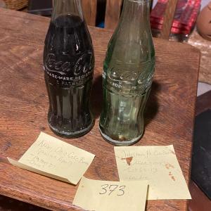 Photo of VINTAGE COCA-COLA HOBBLE-SKIRT BOTTLES: Akron, OH and Johnstown, PA | Lot Three