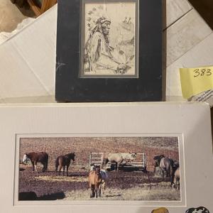 Photo of Lot of Two Indigenous Art Prints
