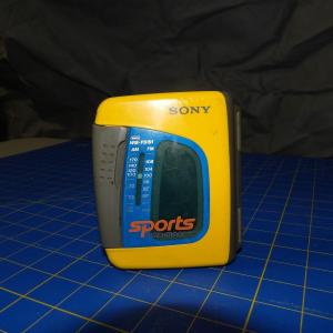 Photo of Vintage Sony Walkman Sports Cassette AM/FM