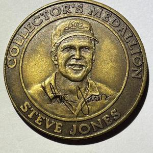 Photo of Steve Jones Collector's Brass Medallion PGA Tour Partners Club Signature Series 