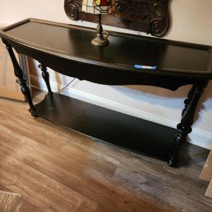 Photo of Black Console Table 49x13x29