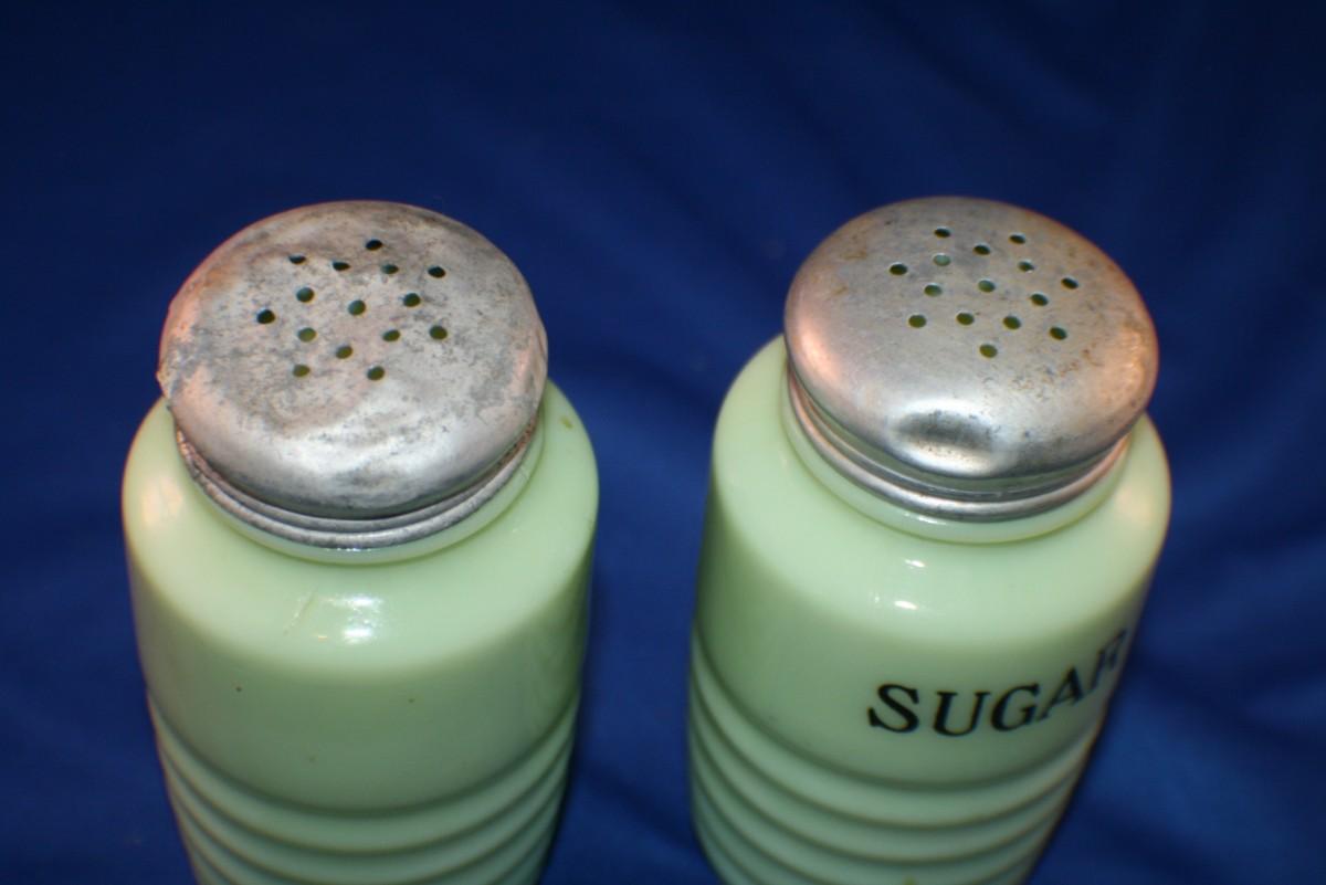 Photo 3 of Jadeite Sugar and Flour Shakers