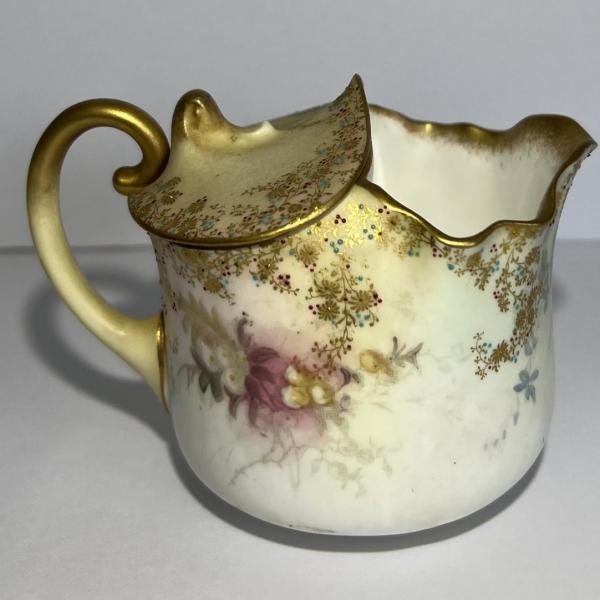 Photo of Antique Doulton Burslem England Sugar & Creamer Cup 3-1/4" in Good Preowned Cond