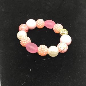 Photo of Different pink tones beaded bracelet