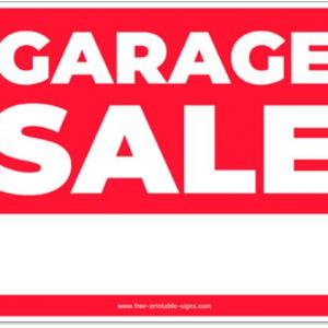 Photo of Garage Sale Thursday, May 9th and Friday, May 10th 9AM-4PM