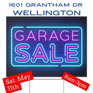 Photo of Garage Sale! Saturday 05/11 8am-3pm Wellington