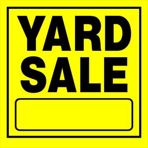 Photo of Yard Sale Friday/Saturday!