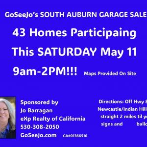 Photo of GoSeeJo's South Auburn Neighborhood Garage Sale 42 Separate Homes