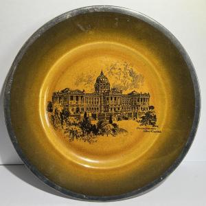 Photo of Vintage/Antique Ridgeways Harrisburg Capital 10" Souvenir Plate 1794-1859 as Pic