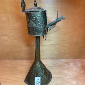 Photo of Unique antique Dutch Oil Lamp