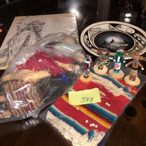 Photo of Lot of Indigenous Collectibles, Art, and Memorabilia