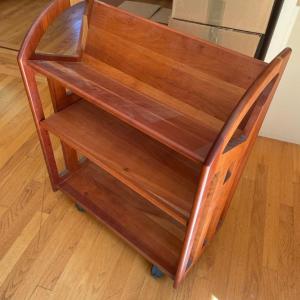 Photo of Rolling library bookcase