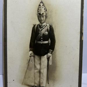Photo of German Emperor - Kaiser Wilhelm II Photograph Card at the Age of 12 Years Old in