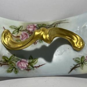 Photo of T & V Limoges France Hand Painted Porcelain Unusual Home Decor 5.75" x 2" Tall a