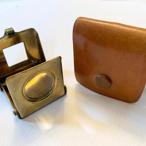 Photo of Vintage Spring Action German Jewelers Loop In Leather Case