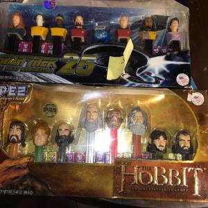 Photo of Collectible Star Trek and The Hobbit Pez Dispensers