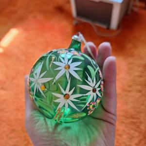 Photo of Green handpainted ornament